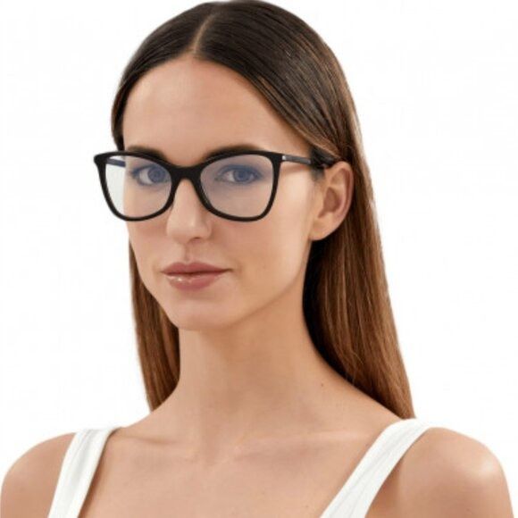Saint Laurent Paris 🕶️ New Saint Laurent SL478 JERRY 002 Havana Eyeglasses 53mm Size ONE SIZE - 3 Thumbnail