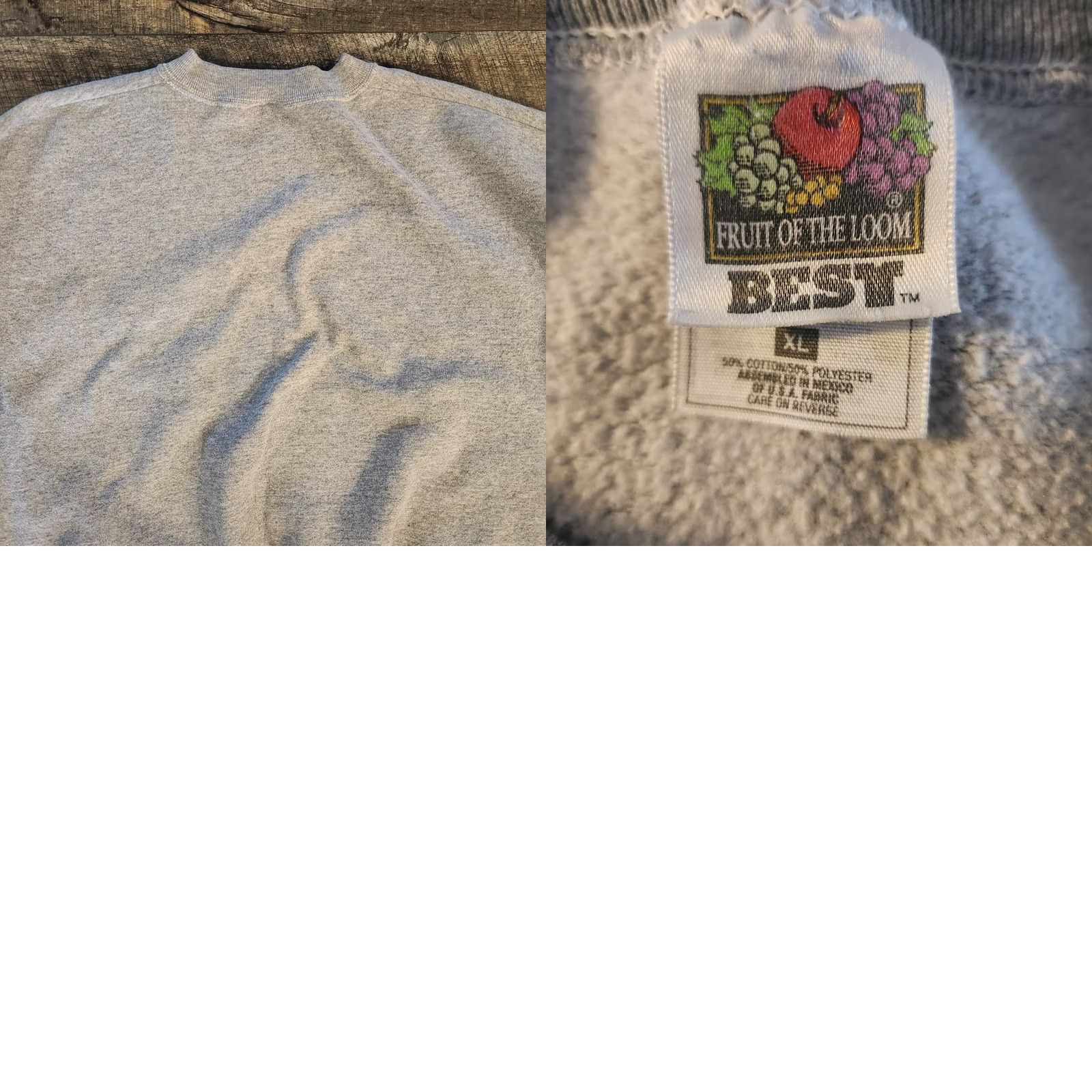 Fruit Of The Loom VINTAGE Fruit Of The Loom Sweatshirt Gray Red Sox XL Adult 90s Size US XL / EU 56 / 4 - 8 Thumbnail