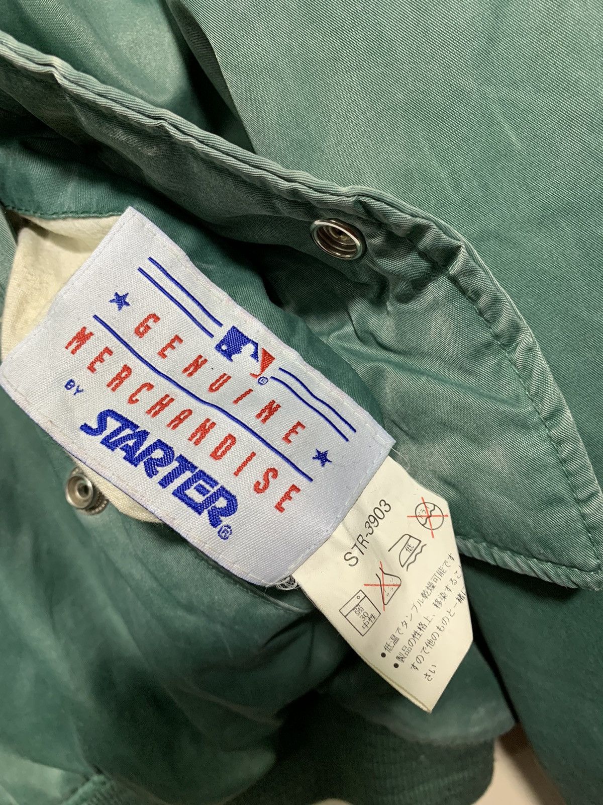 MLB 🔥A’s MLB BY STARTER BOMBER JACKETS Size US L / EU 52-54 / 3 - 10 Thumbnail