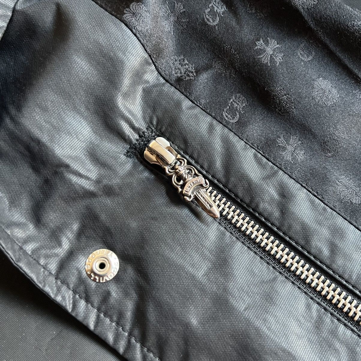 Chrome Hearts Chrome hearts leather cashmere coach jacket pave dia Size US XXL / EU 58 / 5 - 11 Thumbnail