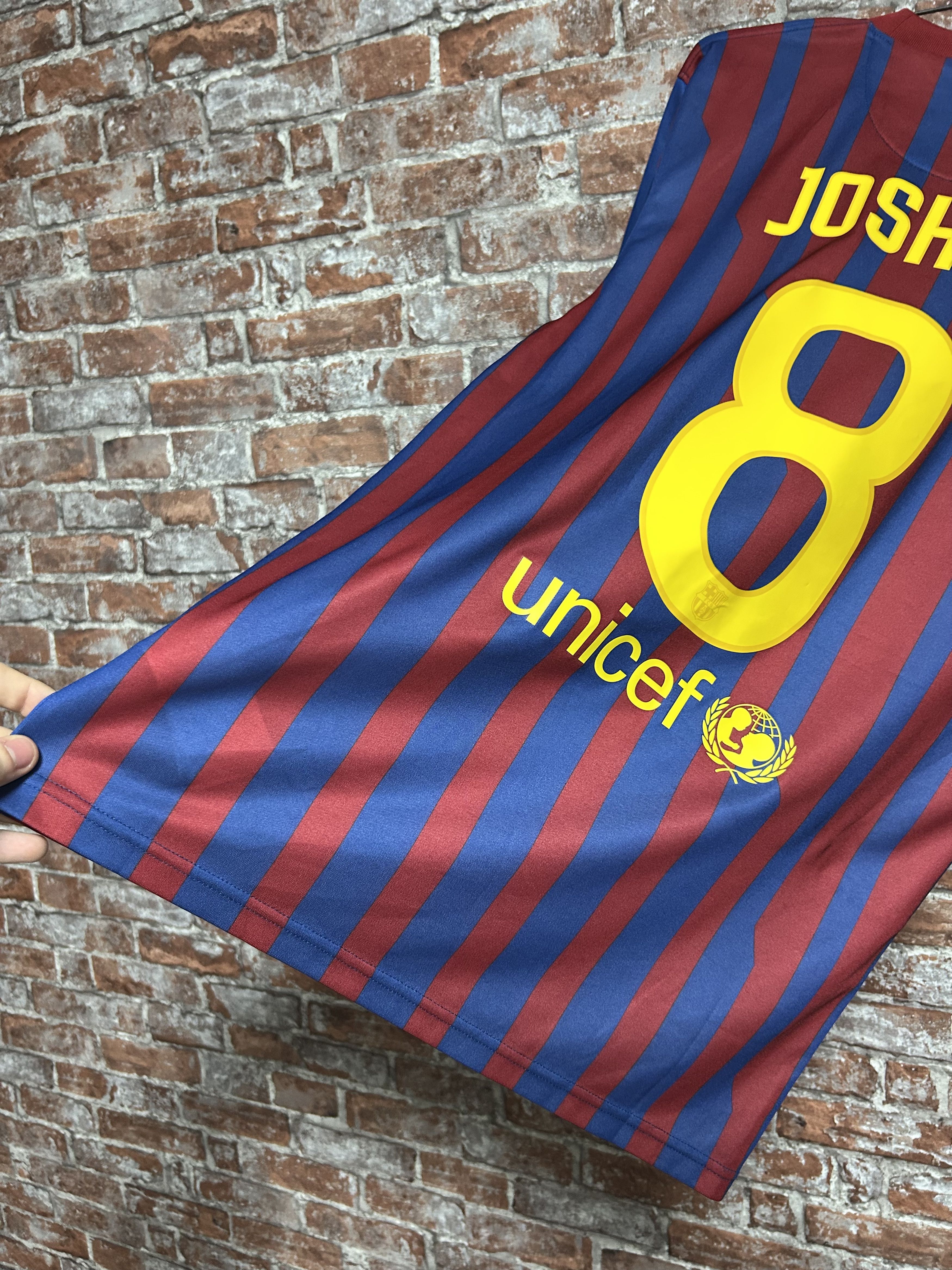 Nike Barcelona 2011 2012 Home Football Nike Joshua 419879-486 Size US S / EU 44-46 / 1 - 12 Thumbnail