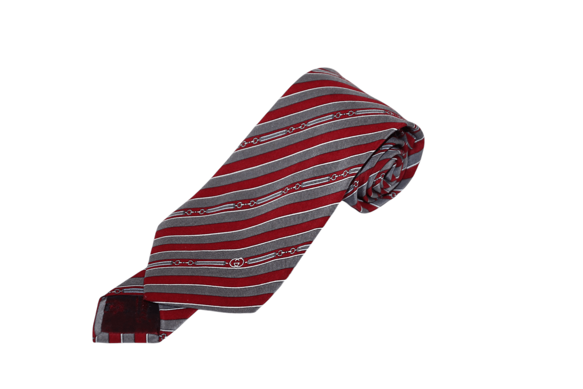 Gucci Rare Vtg Gucci Equestrian Striped Silk Tie Size ONE SIZE - 1 Thumbnail