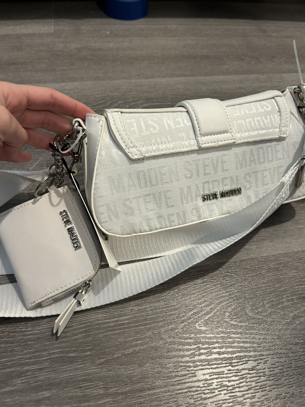 Steve Madden Steve Madden White Mini Purse Size ONE SIZE - 3 Thumbnail