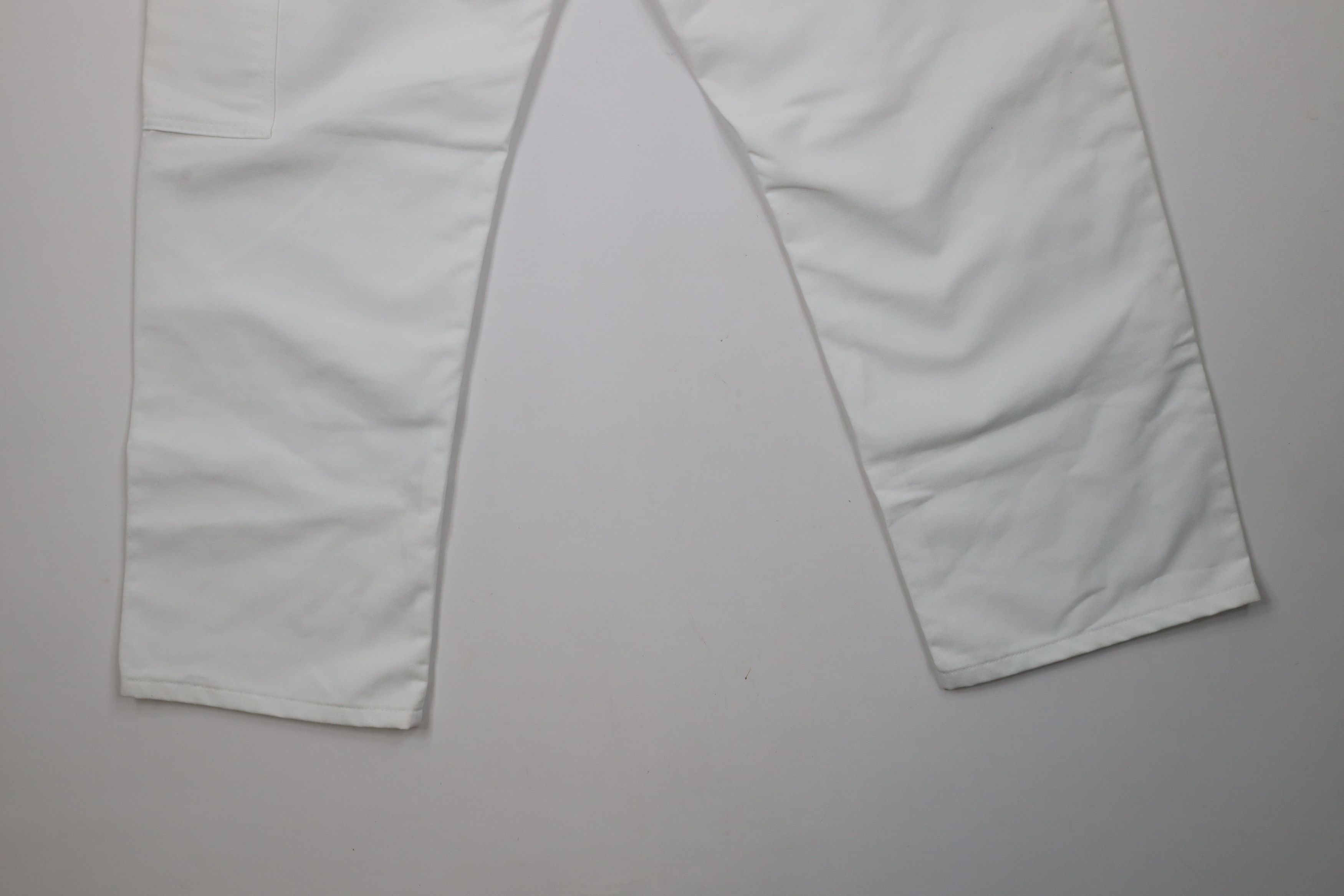 Dickies × Vintage Vintage Dickies Spell Wide Leg Dungaree Painter Pants White Size US 34 / EU 50 - 11 Thumbnail