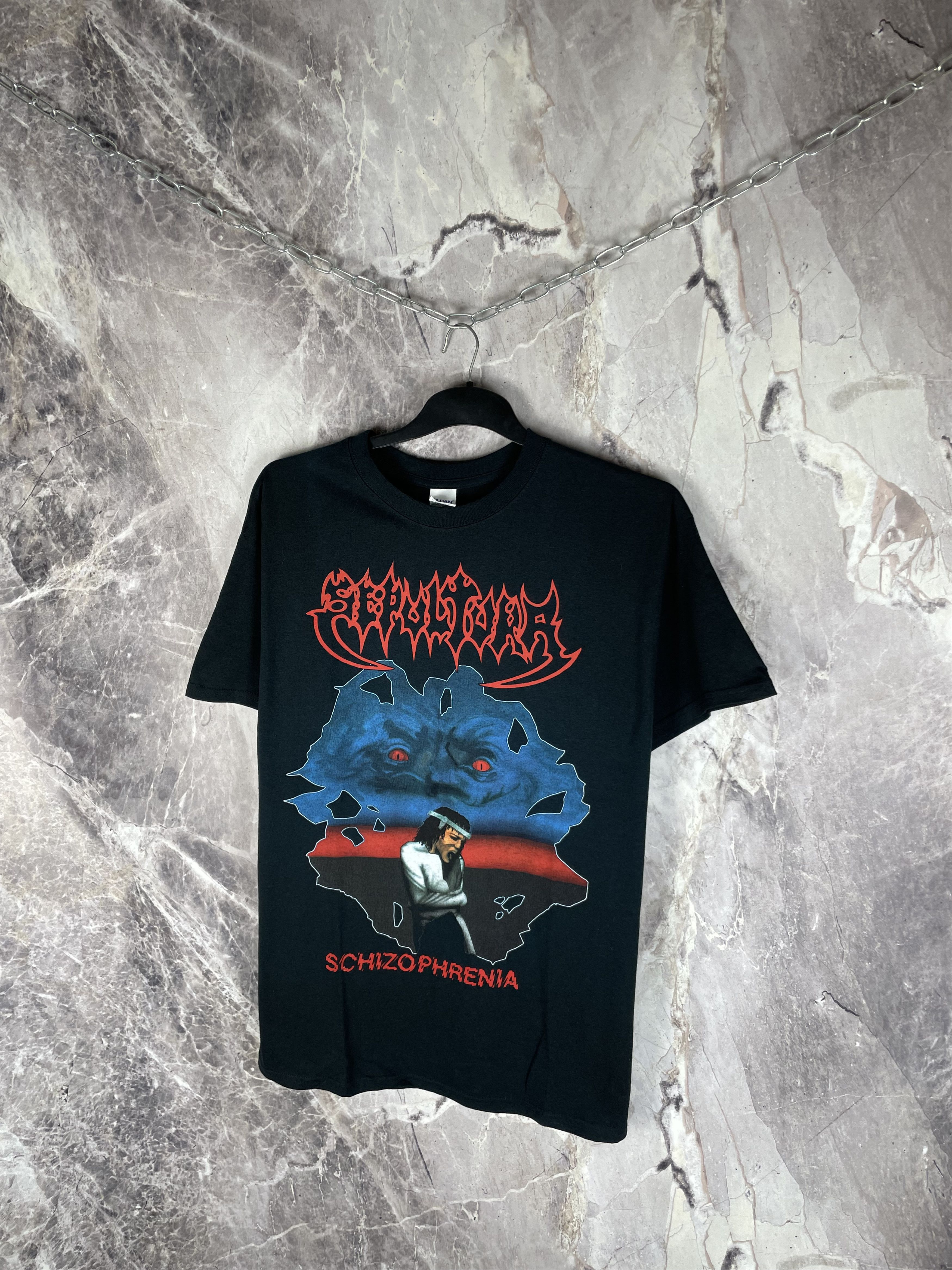 Band Tees Sepultura - Schizophrenia Tee Size US L / EU 52-54 / 3 - 2 Thumbnail