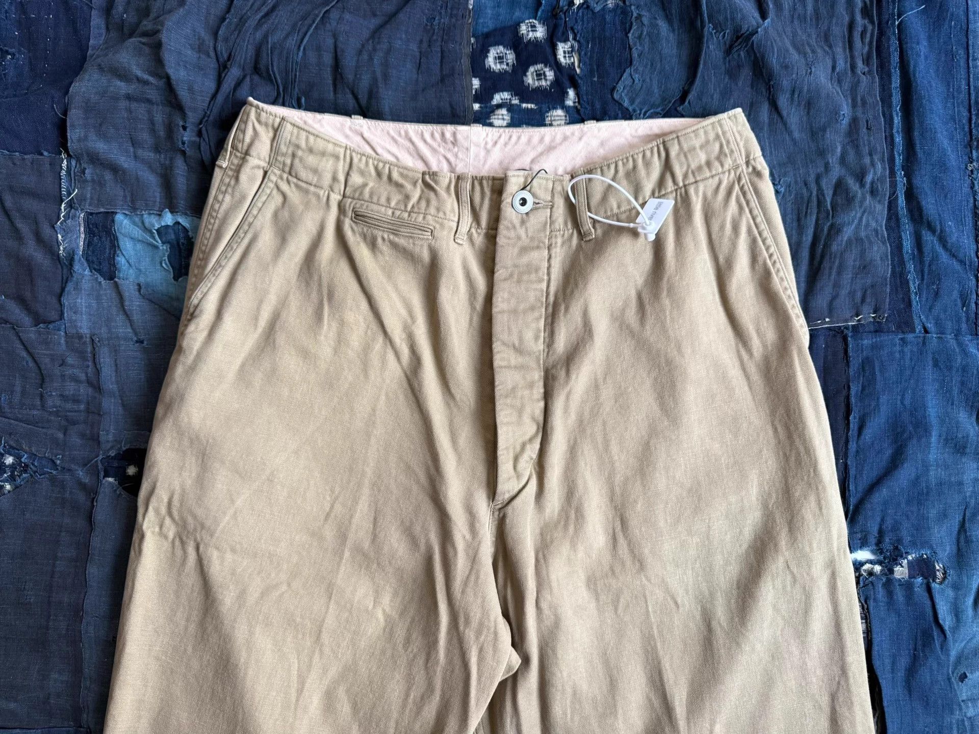 A.PRESSE A.PRESSE 25AW Vintage Chino Pants Beige 2 New Size US 31 - 3 Thumbnail