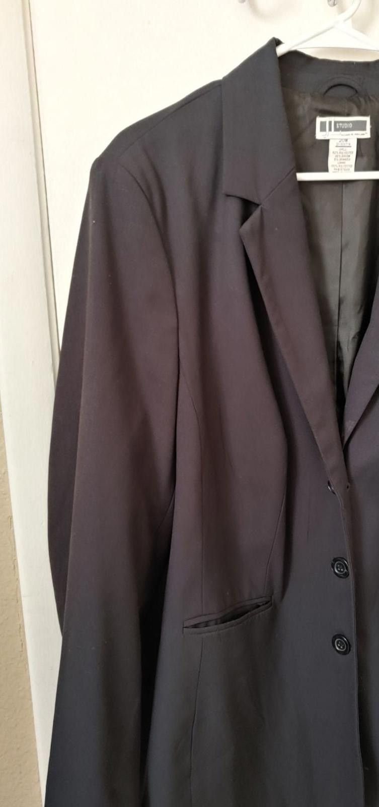 Other Chic JL Studio Exclusively For Jessica London Black Blazer Size XXL / US 16-18 / IT 52-54 - 6 Thumbnail