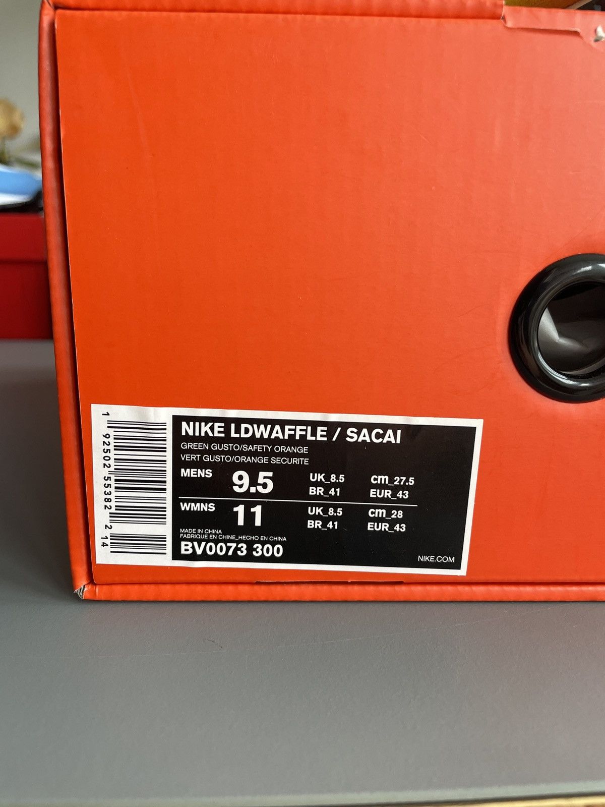 Nike × Sacai Nike x Sacai ‘Green Gustoi Size US 9.5 / EU 42-43 - 8 Thumbnail