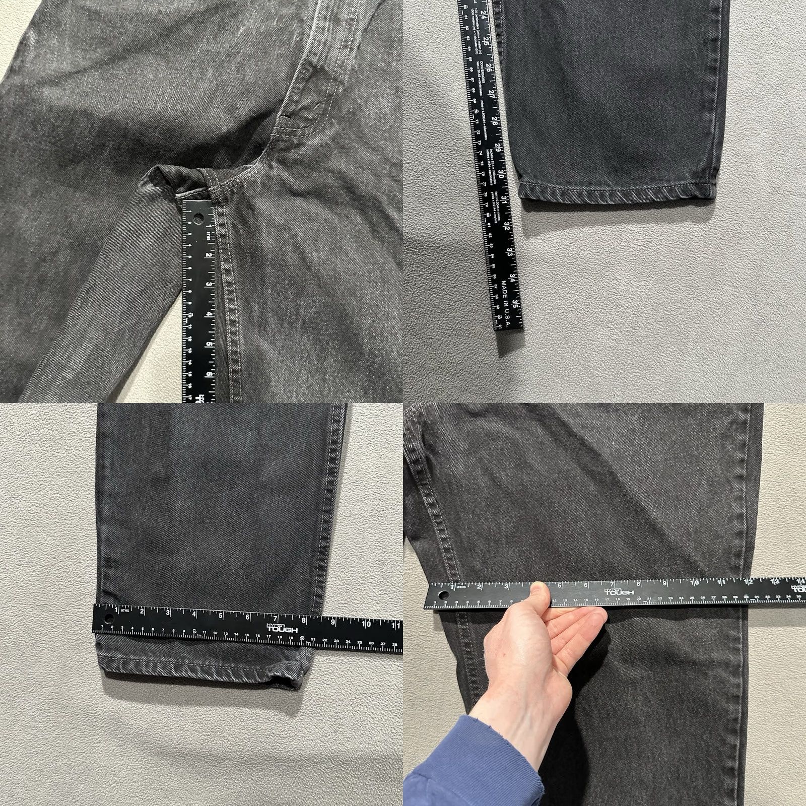Levi's VINTAGE Levi's Jeans Mens 38x31 Black Denim 550 Relaxed Fit USA Made Size US 38 / EU 54 - 9 Thumbnail