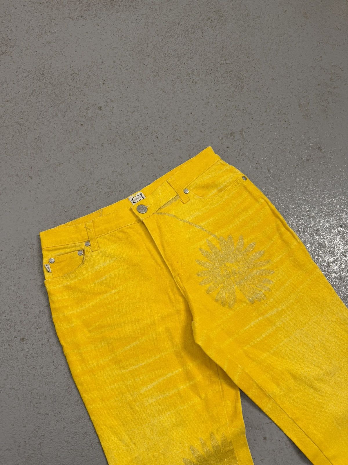 Just Cavalli Vintage Cavalli Jeans Sunflowers jeans Size 30" / US 8 / IT 44 - 4 Thumbnail