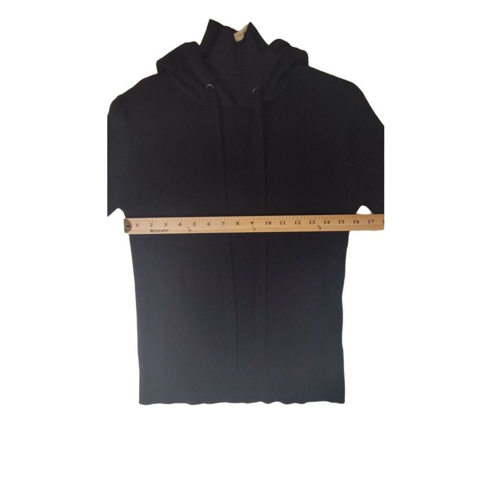 Zara Zara Knit Collection Hoodie Sweater Black Large Pink Zip Size L / US 10 / IT 46 - 3 Thumbnail