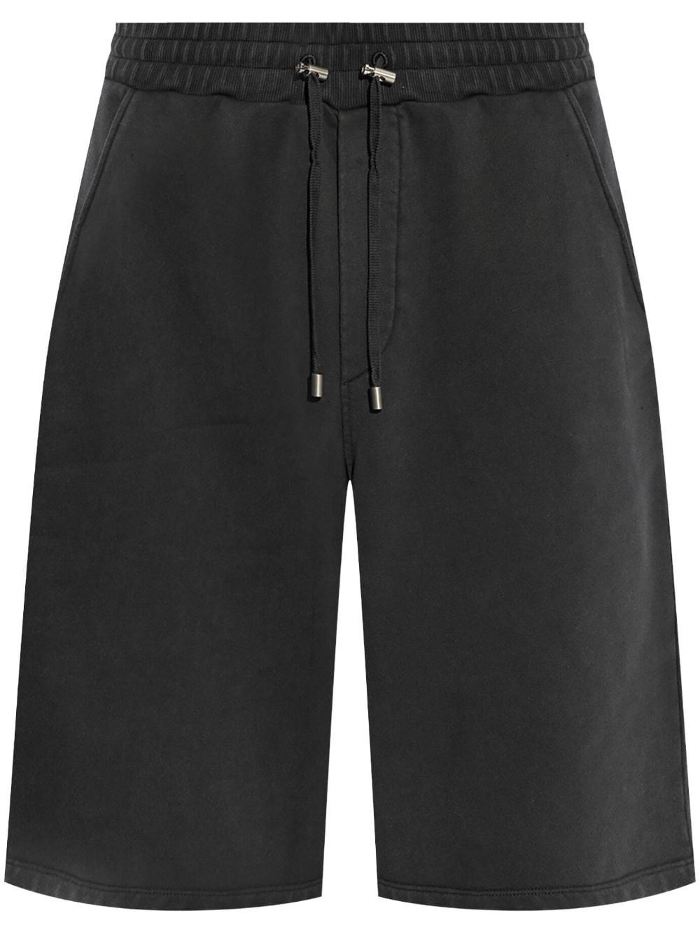 Balmain o1s1wg111025 Logo Embroidered Track Shorts in Navy Blue Size US 30 / EU 46 - 1 Thumbnail