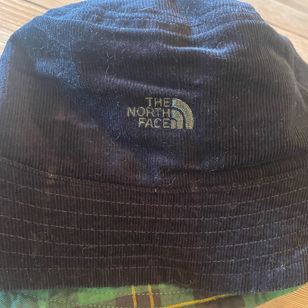 The North Face The North Face Green Blue Tartan Plaid Reversible Bucket Hat Size ONE SIZE - 4 Thumbnail