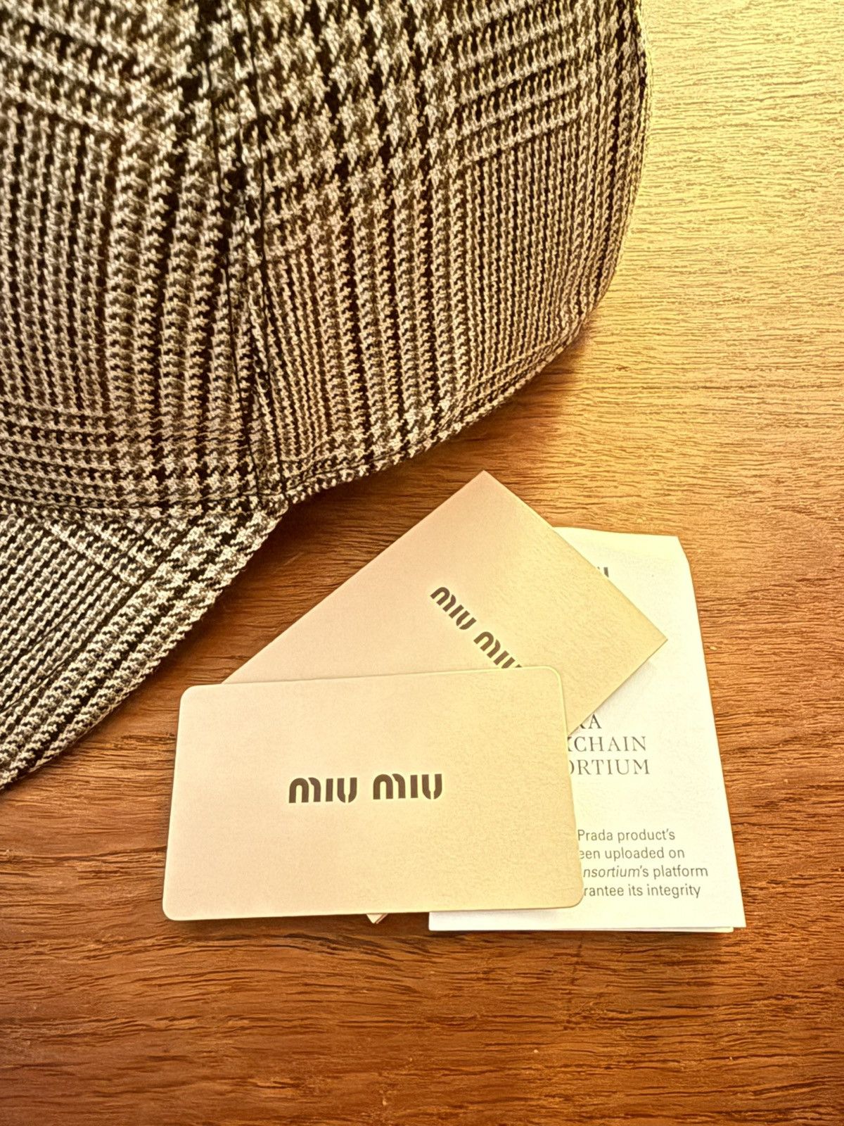 Miu Miu Miu Miu hat Size ONE SIZE - 5 Thumbnail