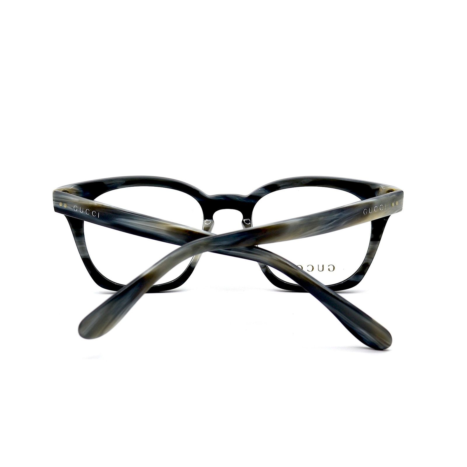 Gucci NEW GUCCI GG0572O 009 BLACK GREY AUTHENTIC EYEGLASSES FRAME Size ONE SIZE - 8 Thumbnail