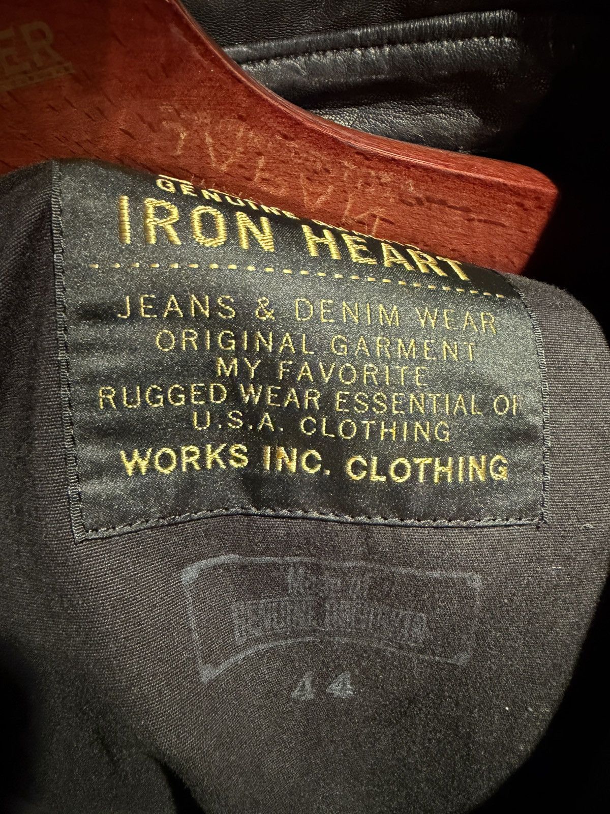 Iron Heart IRON HEART DEERSKIN SNAP SHIRT - BLACK Size 44 Size US XL / EU 56 / 4 - 7 Thumbnail