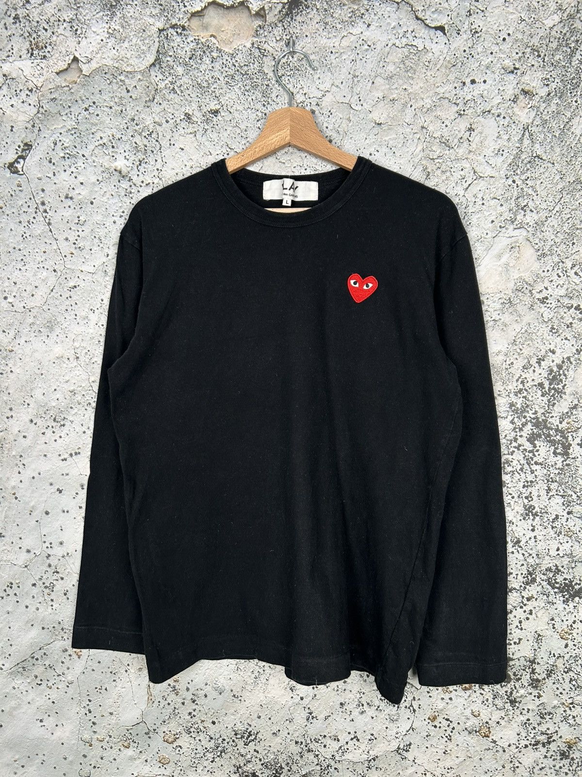 Comme des Garcons PLAY Comme Des Garcons Play Black Longsleeve Japanese Streetwear Size US L / EU 52-54 / 3 - 1 Thumbnail