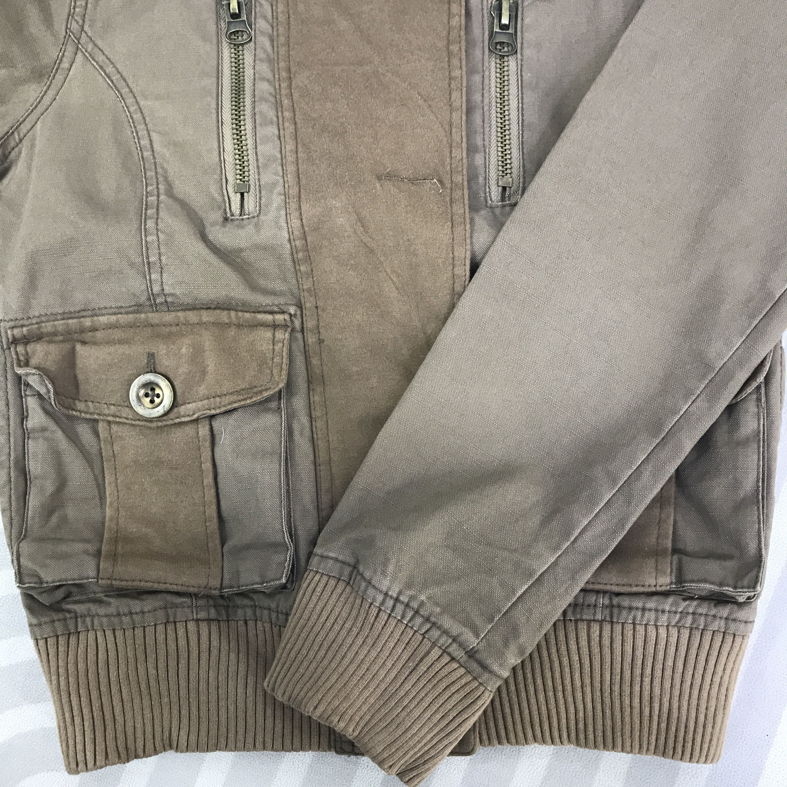 Japanese Brand Vintage Bono Design Back Number Military Jacket K70B25 Size US XXS / EU 40 - 8 Thumbnail