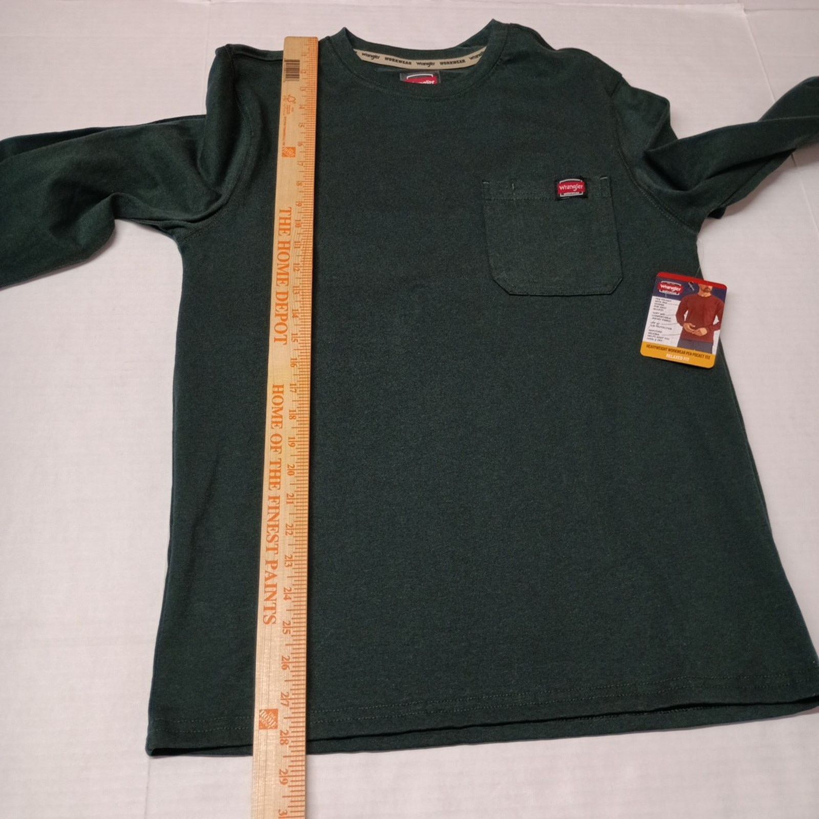 Wrangler Wrangler Pen Pocket Tee Men's S (34-36) Green Relaxed Fit Size US S / EU 44-46 / 1 - 7 Thumbnail
