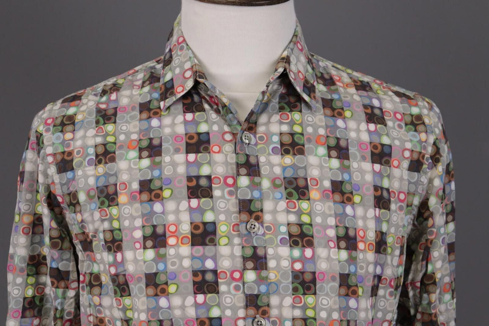 Desigual Desigual Regular Fit Multicolor Printet Shirt Sz L Size US L / EU 52-54 / 3 - 2 Thumbnail