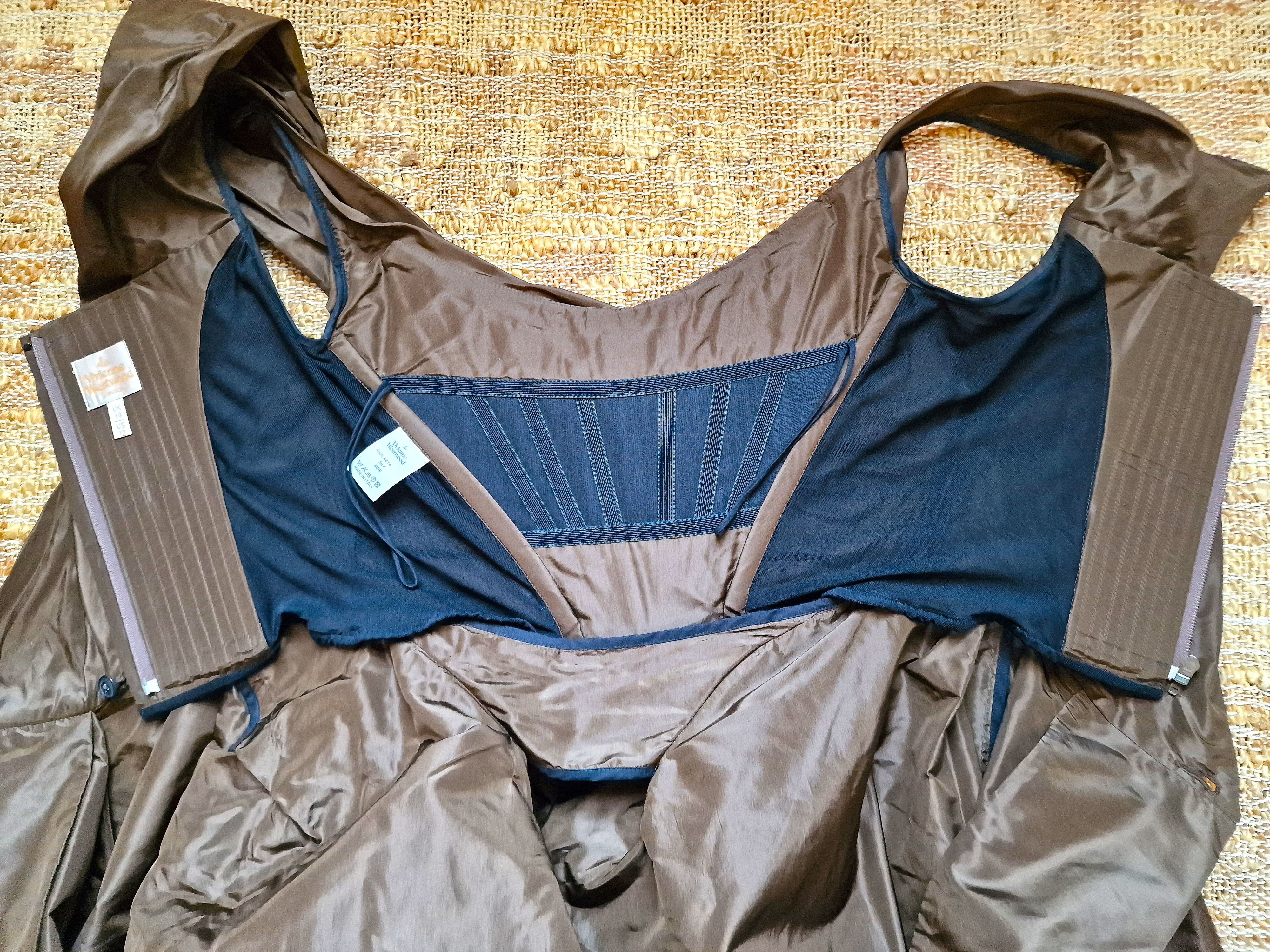 Vivienne Westwood Vivienne Westwood Bustier Corset Brown Taffeta Large Dress Size L / US 10 / IT 46 - 16 Thumbnail