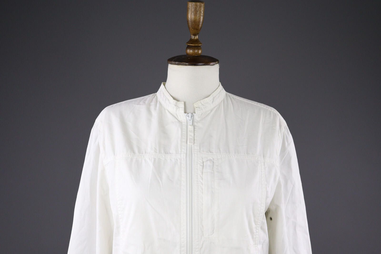 Designer Ladies Armani Jeans Cropped Bomber Jacket Size USA 10 Size L / US 10 / IT 46 - 2 Thumbnail
