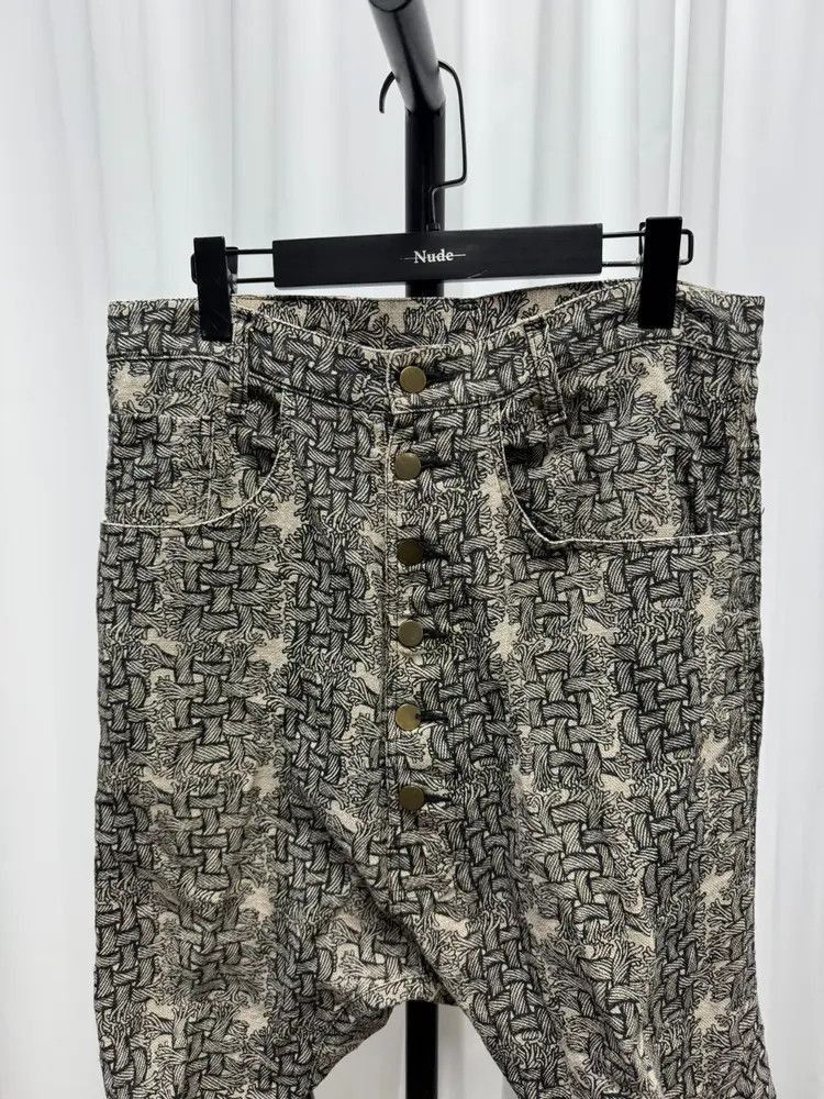 Christopher Nemeth Sz S Nemeth Pattern Cropped Denim Size US 30 / EU 46 - 7 Thumbnail