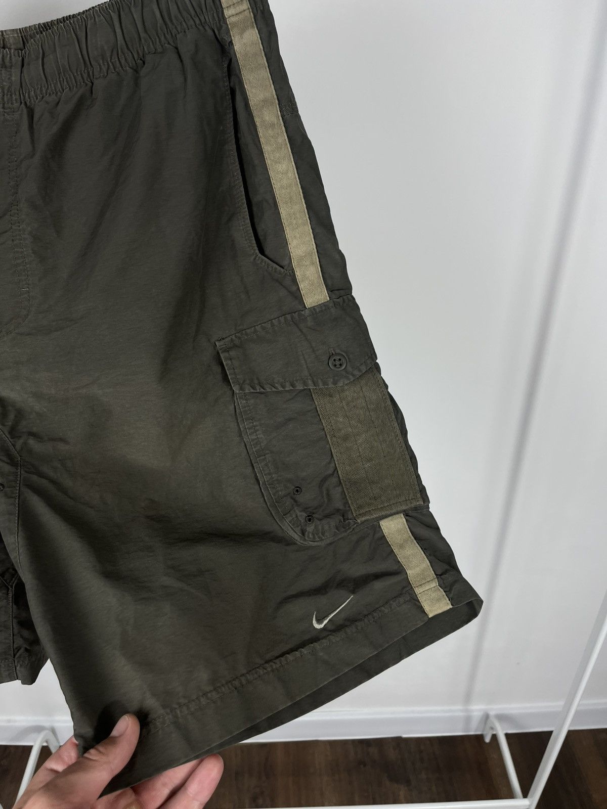 Nike Nike Vintage Faded Cargo Shorts Olive Green Size L Size US 34 / EU 50 - 5 Thumbnail
