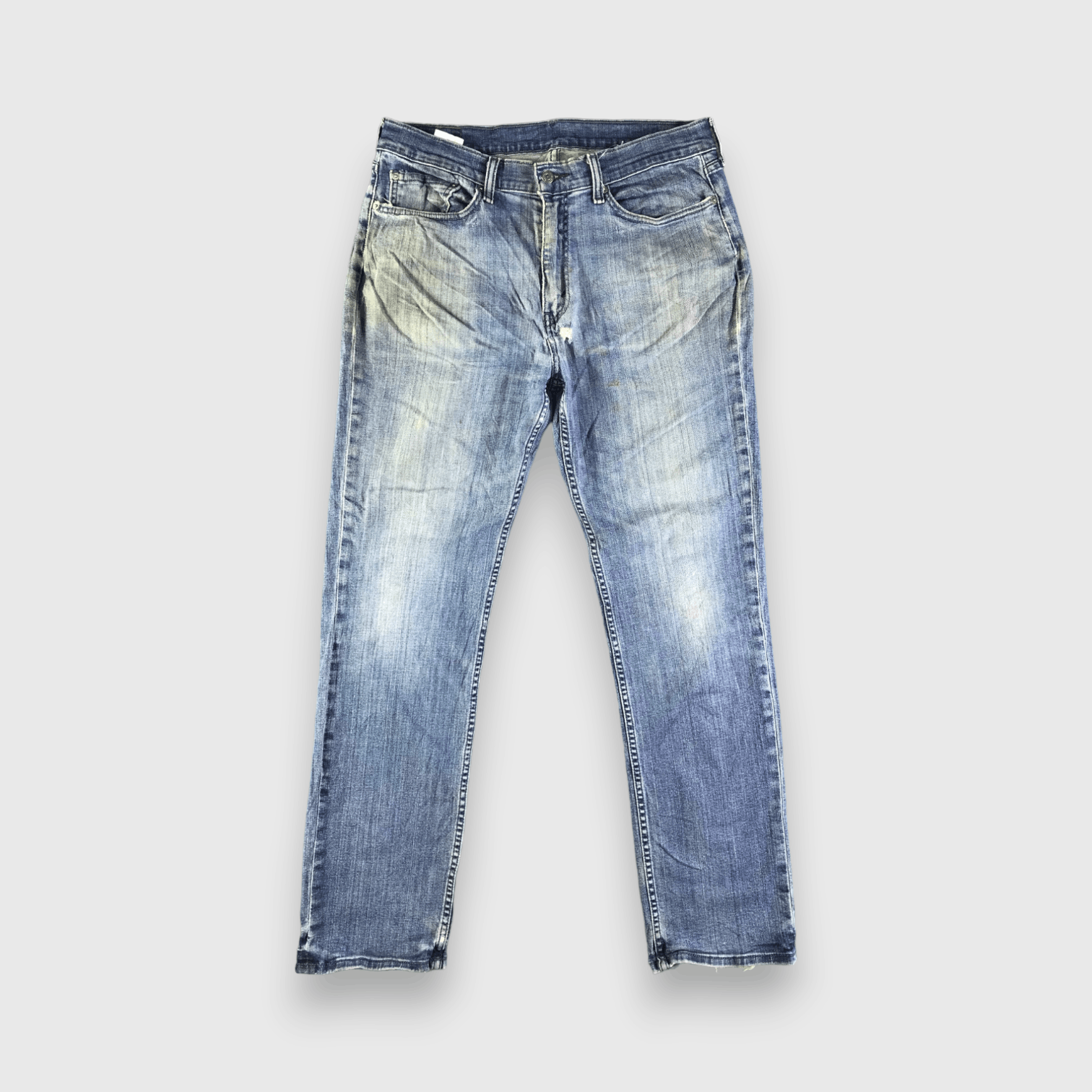 Levi's Vintage Blue Wash Levis 514 Jeans-J4484 Size US 35 - 1 Thumbnail