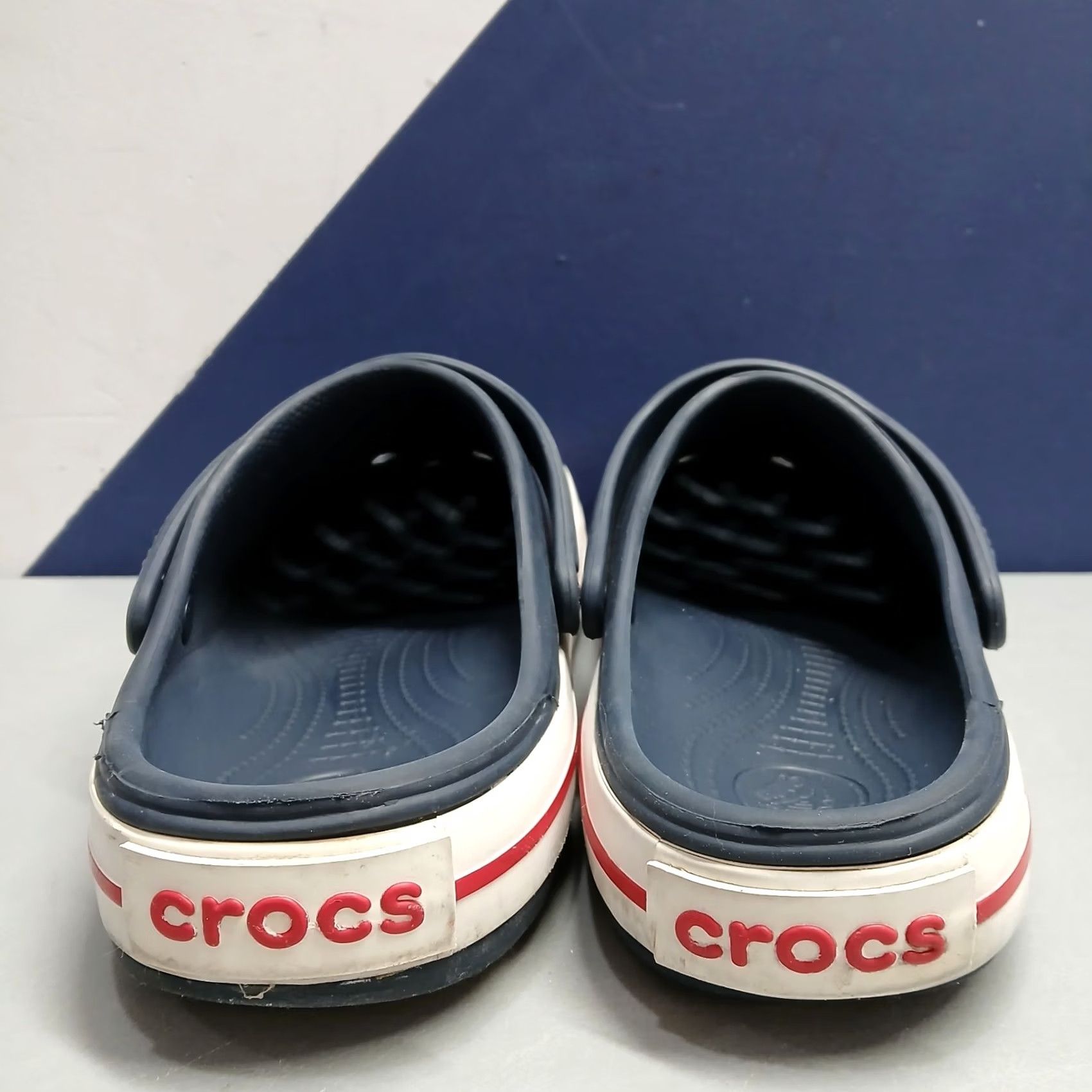 Crocs Crocs Crocband Clogs Mens Size 12 Multicolor Perforated Closed Toe Comfort Slip On Shoes Size US 12 / EU 45 - 6 Thumbnail