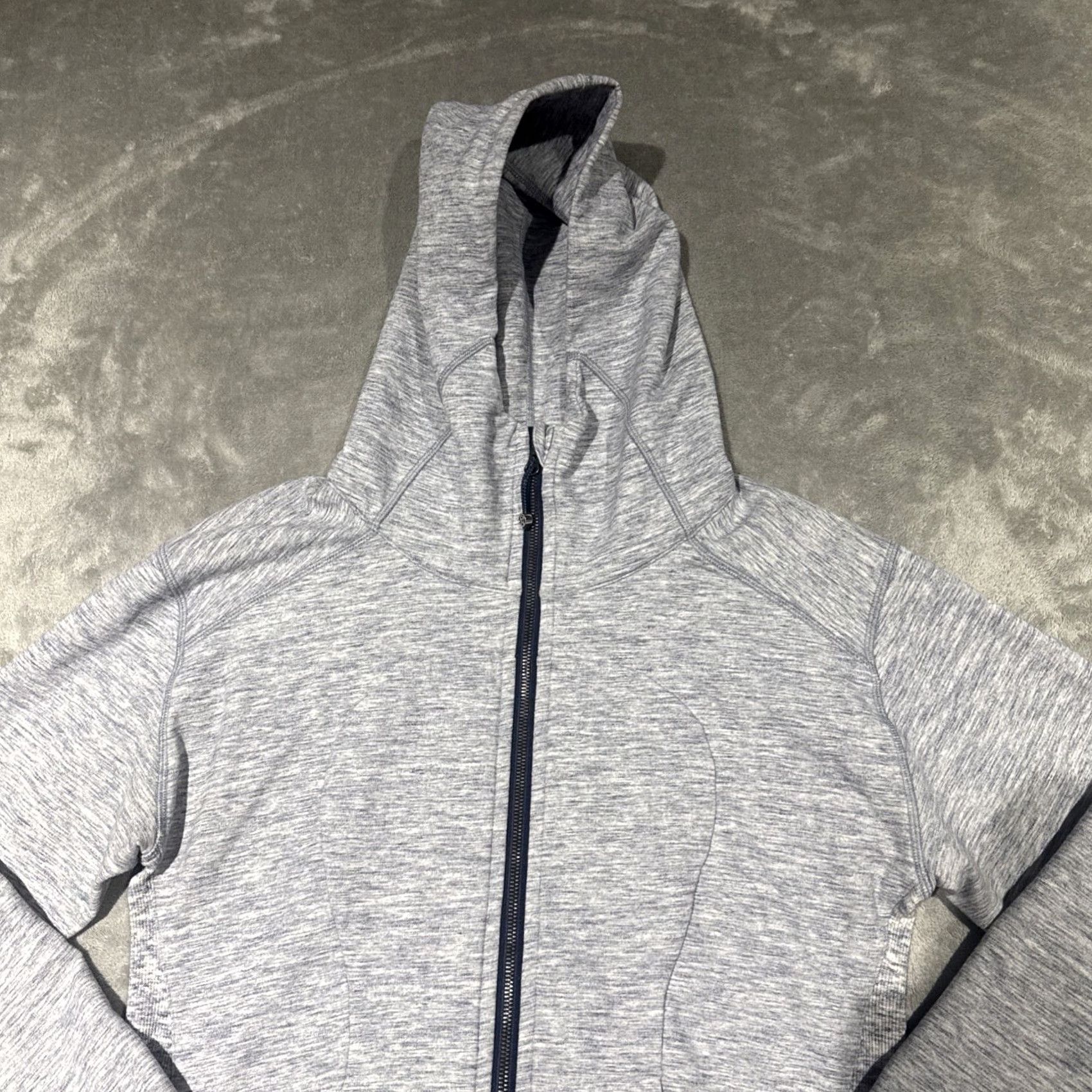 Lululemon Lululemon Scuba Hoodie Women 12 Heathered Core Medium Gray Light Cotton Fleece Full Zip Hoodie Women Size XL / US 12-14 / IT 48-50 - 2 Thumbnail