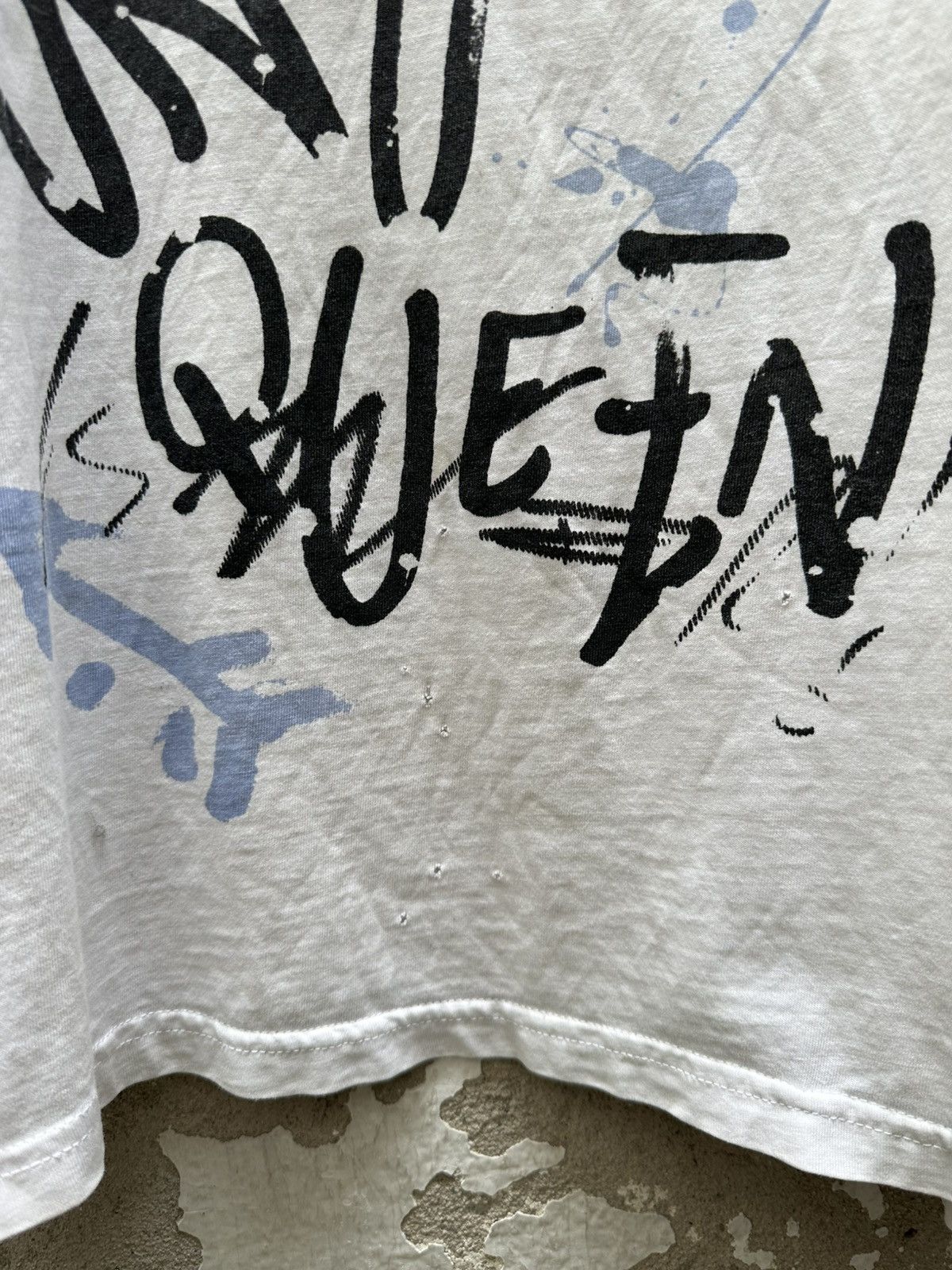 Burberry Authentic Burberry Art Distressed Longsleev Tshirt Size US M / EU 48-50 / 2 - 3 Thumbnail