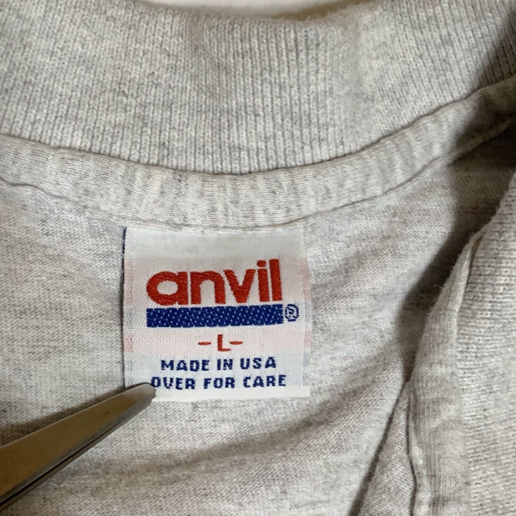 Anvil VINTAGE Vantasy Fest 1993 Polo Shirt Men’s Large FL Keys Fantasy Fest Shirt Polo Cotton Blend Gray 1990s Mens Size US L / EU 52-54 / 3 - 7 Thumbnail