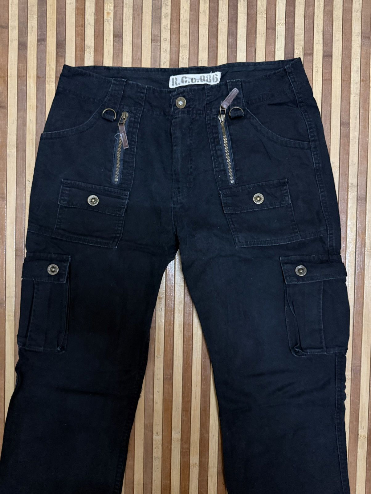 Japanese Brand Real Crush Cargo Pants / Multipocket / Streetwear / W Size US 32 / EU 48 - 3 Thumbnail