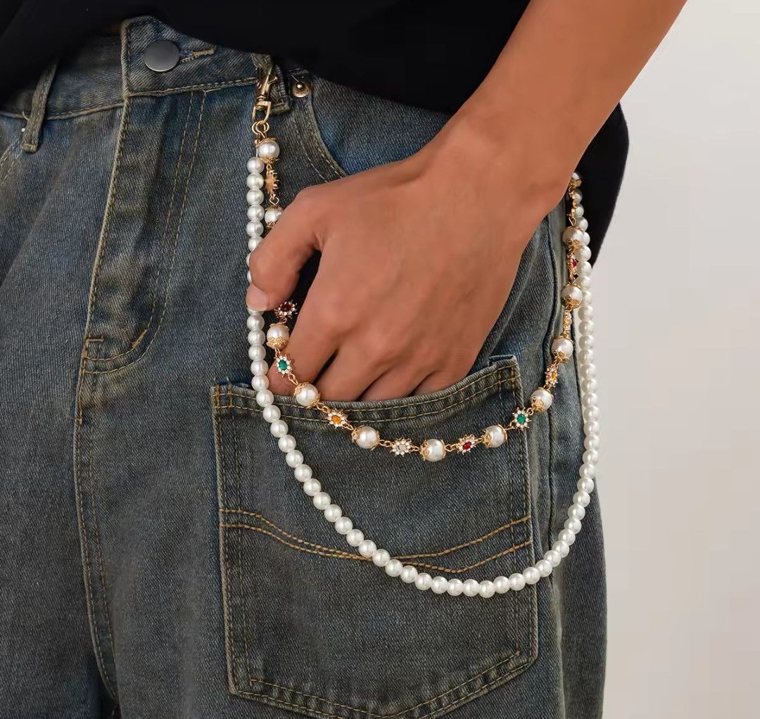 Jewelry × Vintage Hip Hop Jewellery Jeans Chain Size ONE SIZE - 2 Thumbnail