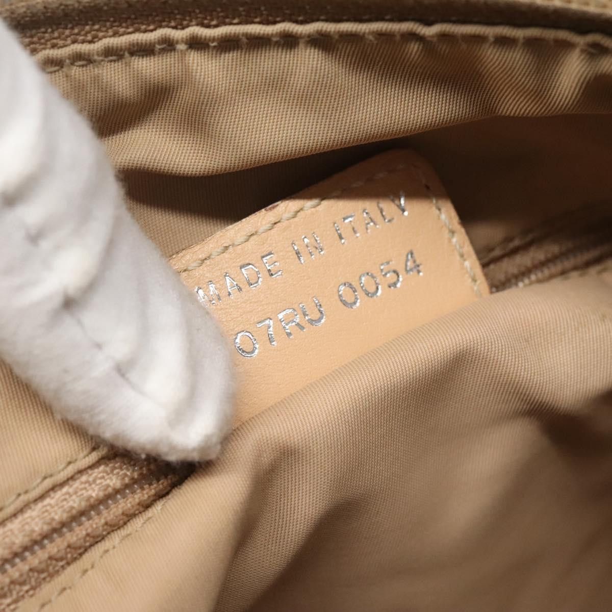 Dior DIOR Trotter Canvas Shoulder Bag Beige Gold Size ONE SIZE - 12 Thumbnail