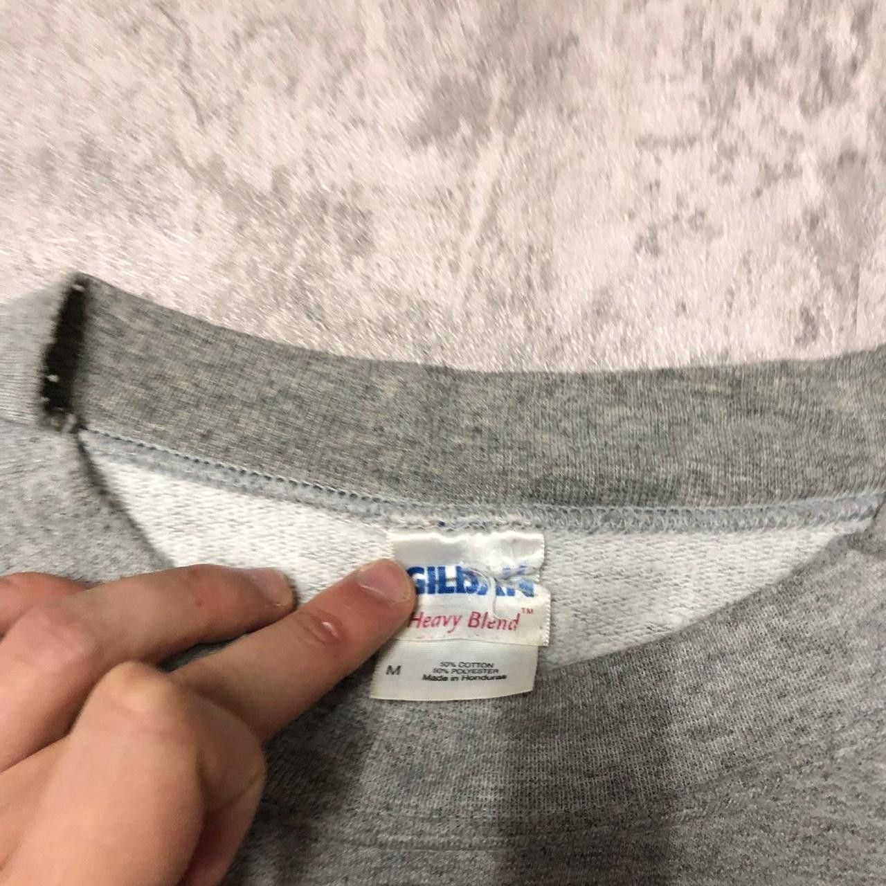 Gildan Grey and blue USA crewneck sweatshirt Size US M / EU 48-50 / 2 - 4 Thumbnail