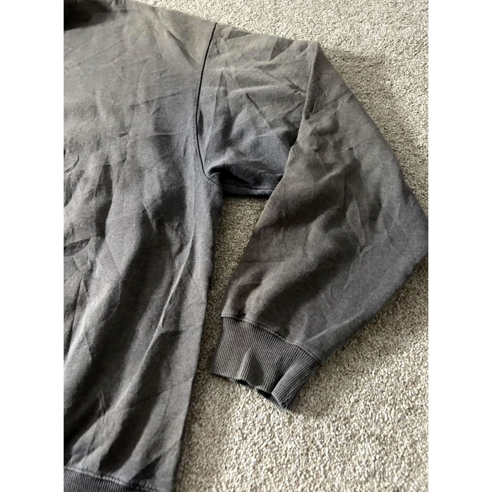 Champion Champion Fleece Sweatshirt 2XL Mens Gray Solid Pullover Size US XXL / EU 58 / 5 - 3 Thumbnail