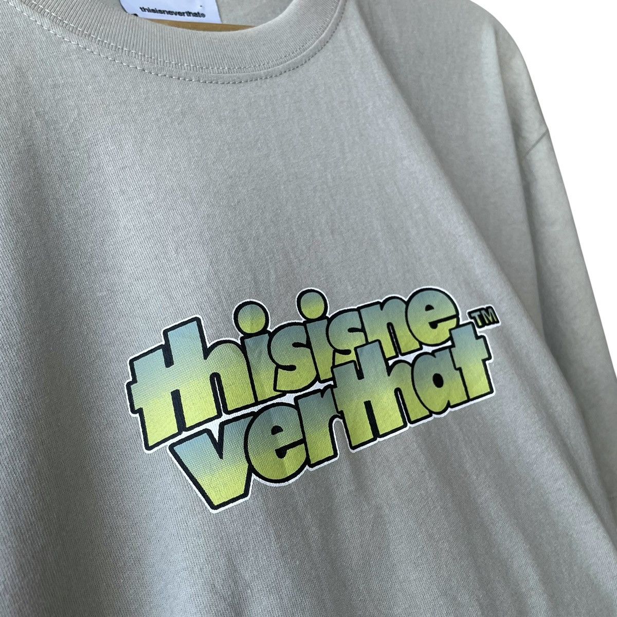 thisisneverthat Thisisneverthat Seoul SS24 Gradient OL-Logo Tee Size US L / EU 52-54 / 3 - 4 Thumbnail