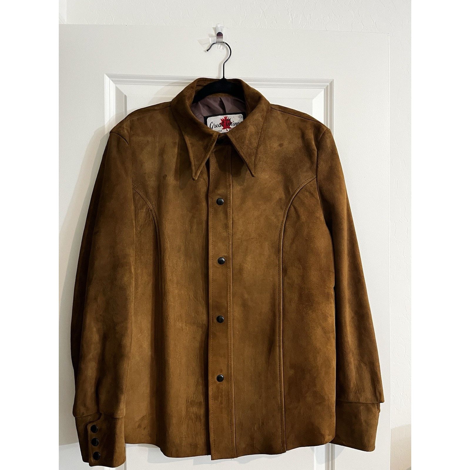 Other Vintage Great Things Canada Suede Leather Jacket 42 Western Size US L / EU 52-54 / 3 - 1 Thumbnail