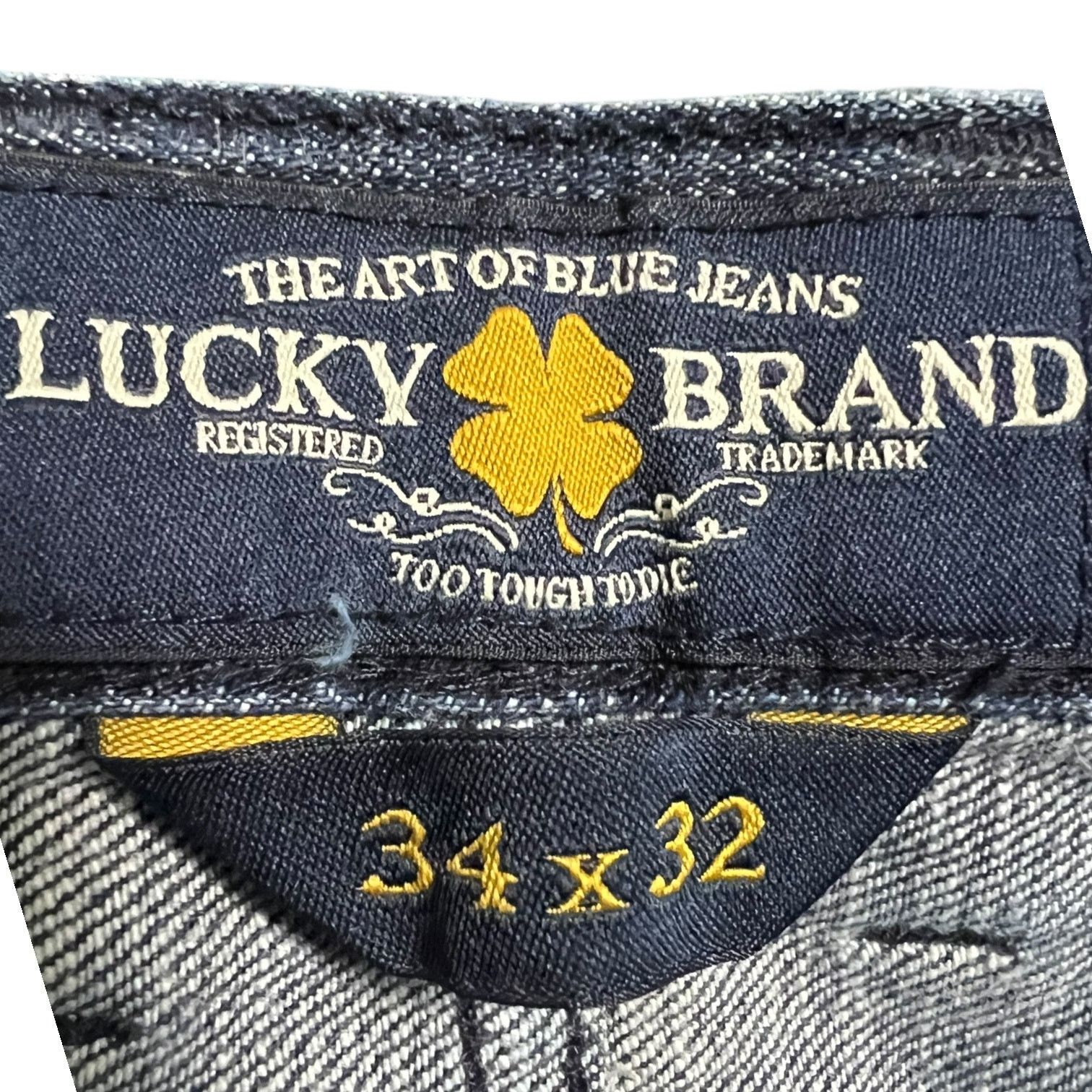Lucky Brand Men's Lucky Brand 121 Heritage Slim Straight Jeans 34x32 Size US 34 / EU 50 - 9 Thumbnail
