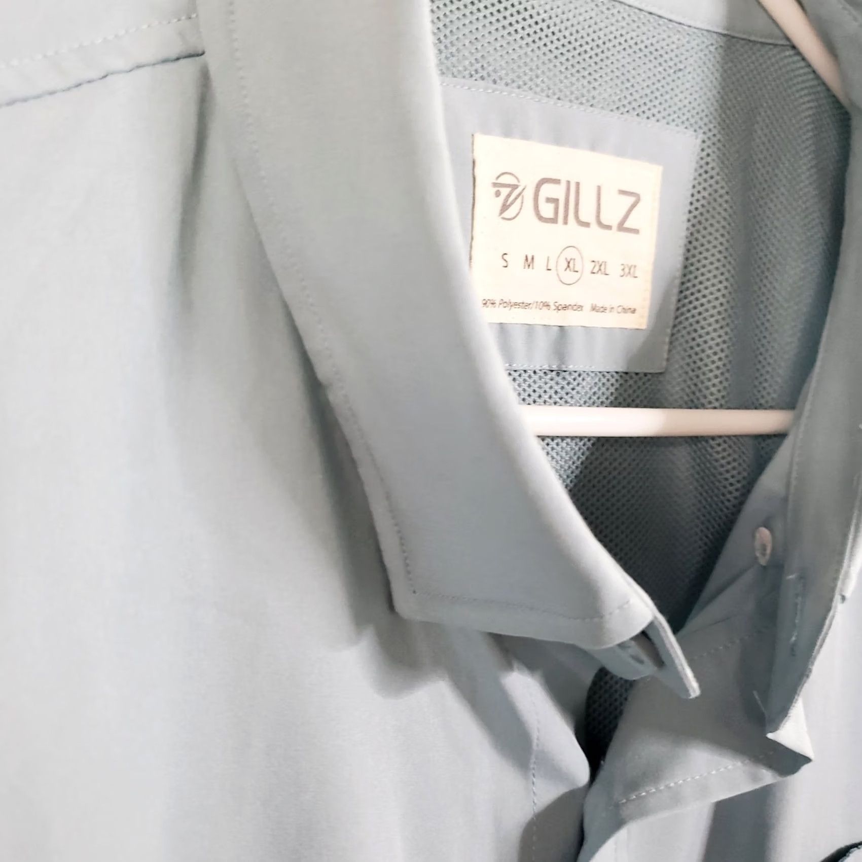 Vintage Gillz Performance Shirt Men XL Vented Short Sleeve Blue Button-Up Casual Fisherman Size US XL / EU 56 / 4 - 6 Thumbnail