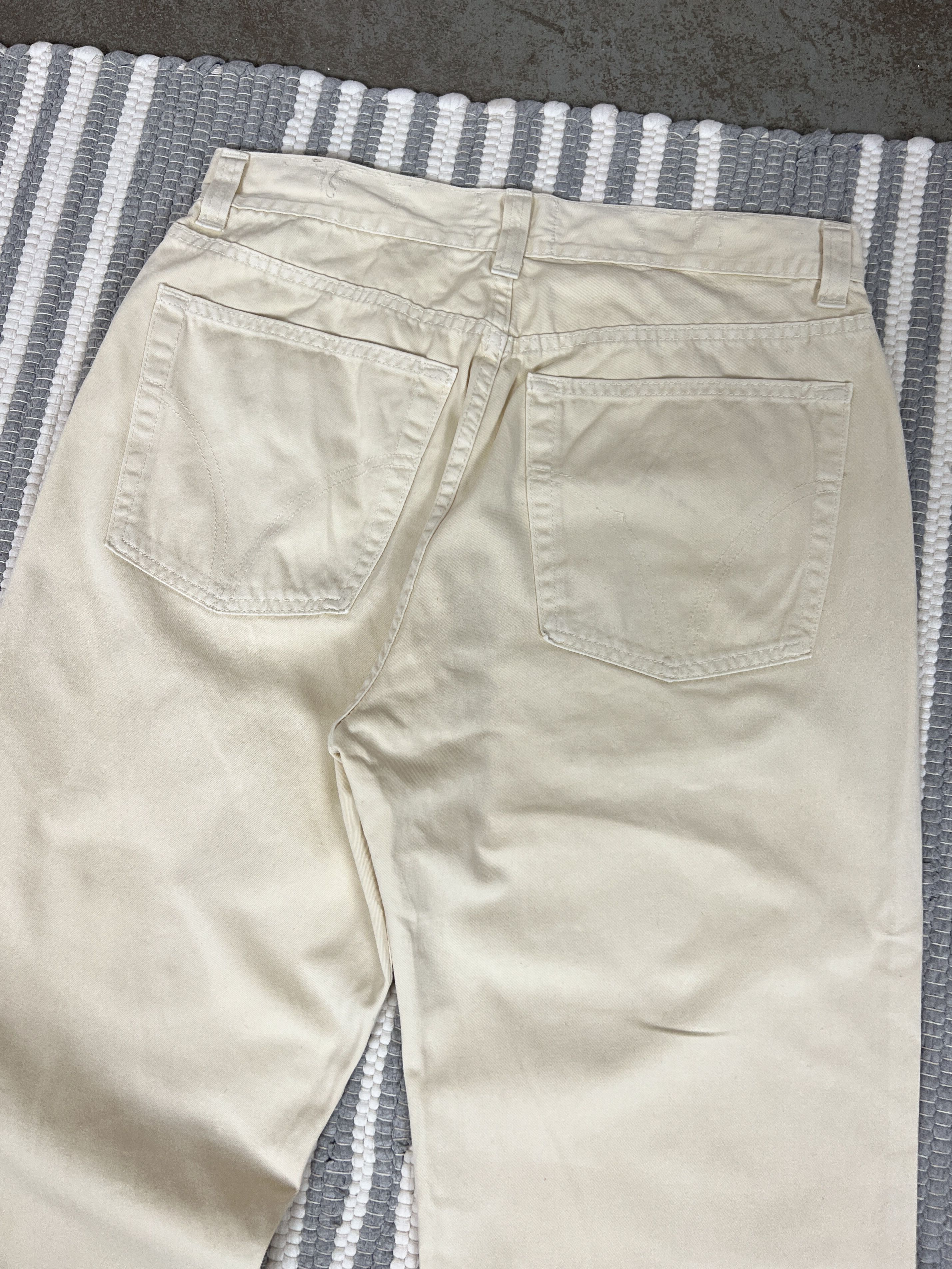 Dolce & Gabbana Vintage Dolce & Gabbana D&G Cream Pants Trousers Size US 28 / EU 44 - 5 Thumbnail
