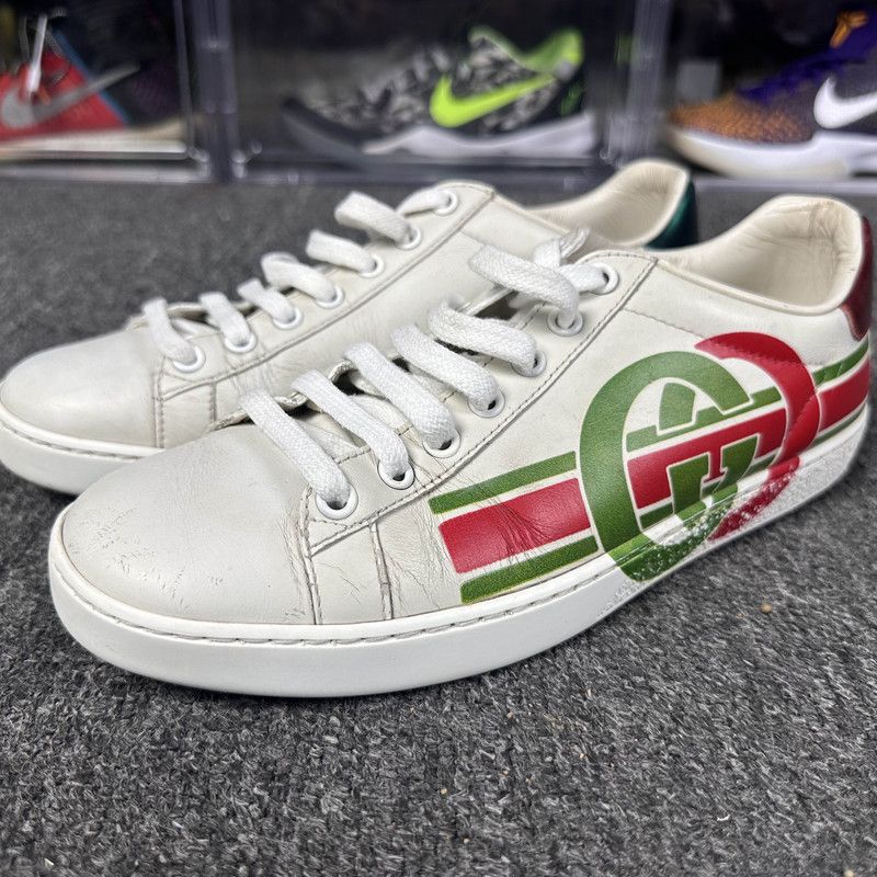 Gucci Gucci Ace Interlocking Low-Top Style Sneakers 0079 Size US 7.5 / IT 37.5 - 1 Thumbnail