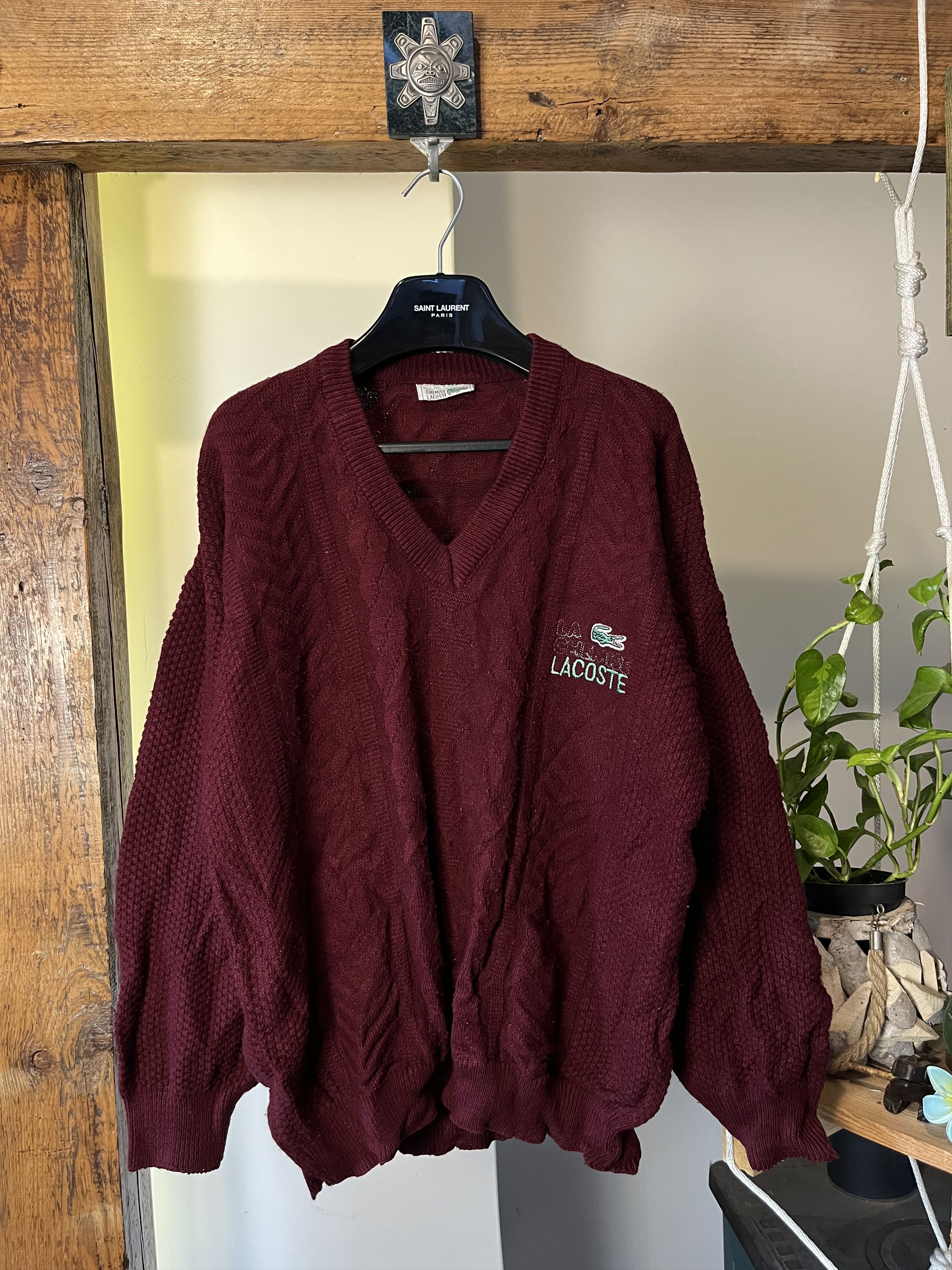Japanese Brand × Lacoste × Vintage Vintage 90s Lacoste Chemise Knitwear Size US L / EU 52-54 / 3 - 1 Thumbnail