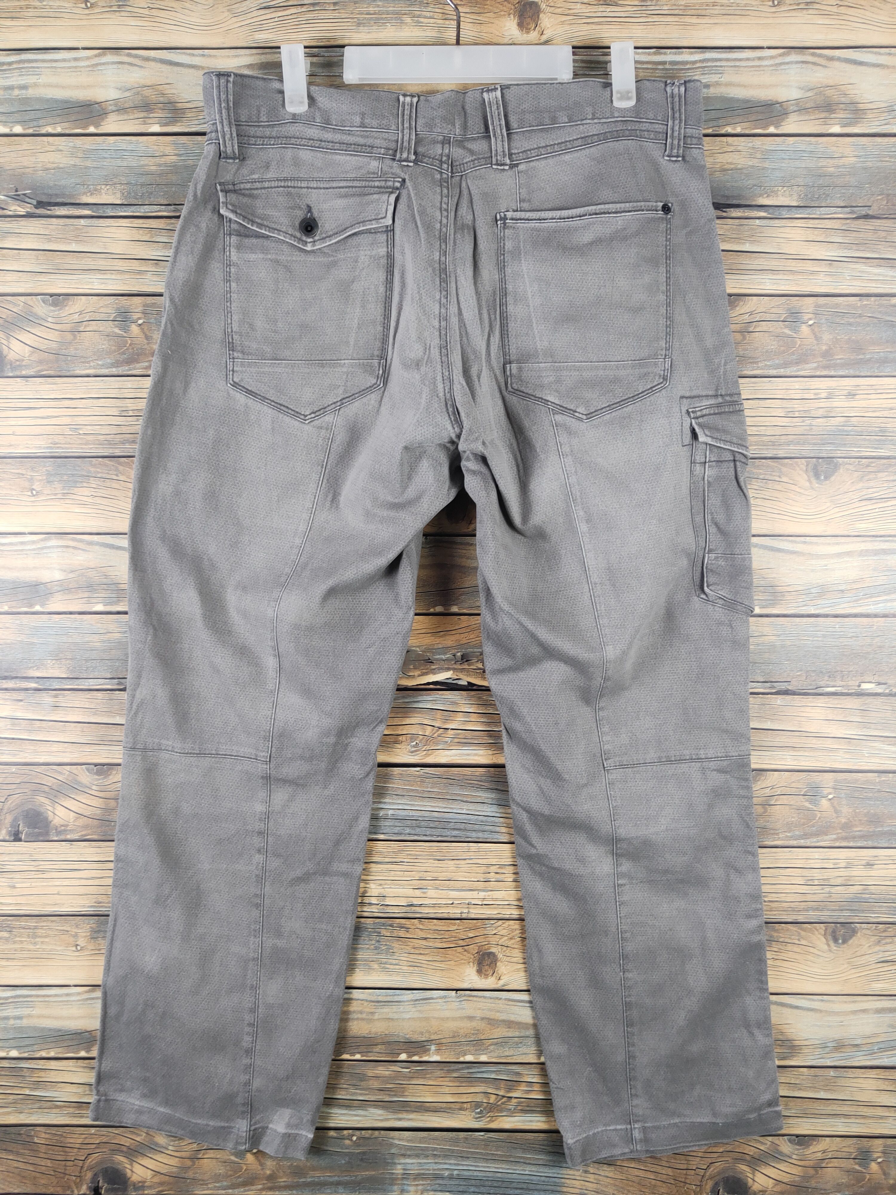 Japanese Brand IZ frontier Japan Gray Faded Multipocket Cargo Pants #495 Size US 36 / EU 52 - 8 Thumbnail