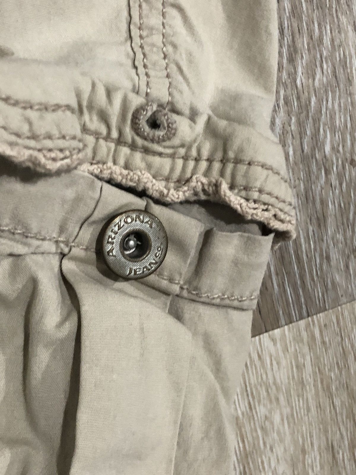 Arizona Jean Co. × Vintage Y2K Arizona Jeans Cargo Shorts Size 36" / US 14 / IT 50 - 5 Thumbnail