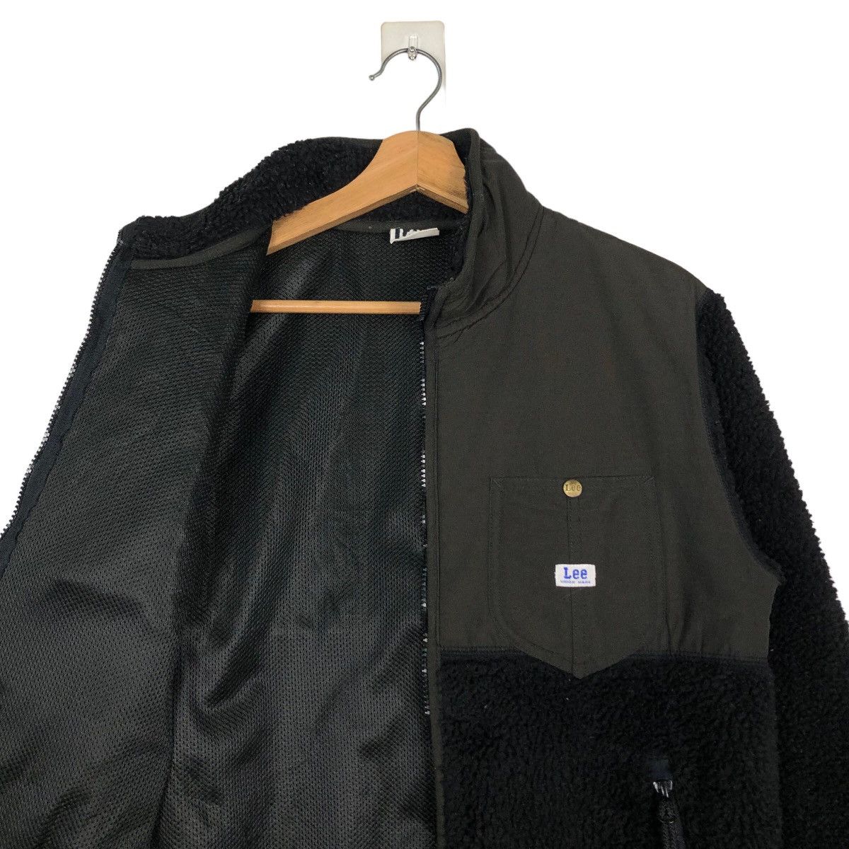 Japanese Brand 🔥Vintage Zipper Jacket Lee Union Made Fleece Sherpa Size US S / EU 44-46 / 1 - 12 Thumbnail