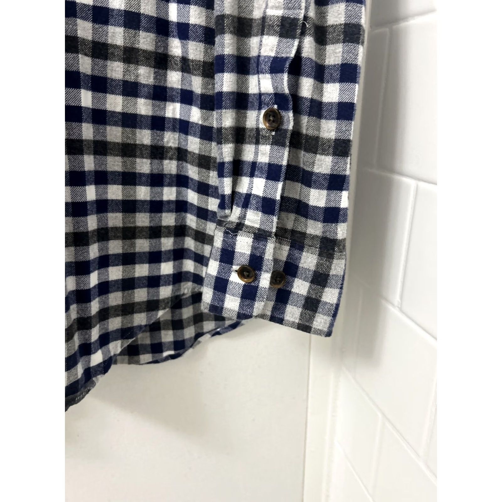 Orvis Orvis Button-Down Shirt Mens M Blue Plaid Flannel Long Sleeve Button-Up Casual Workwear Travel Outdoors Size US M / EU 48-50 / 2 - 7 Thumbnail