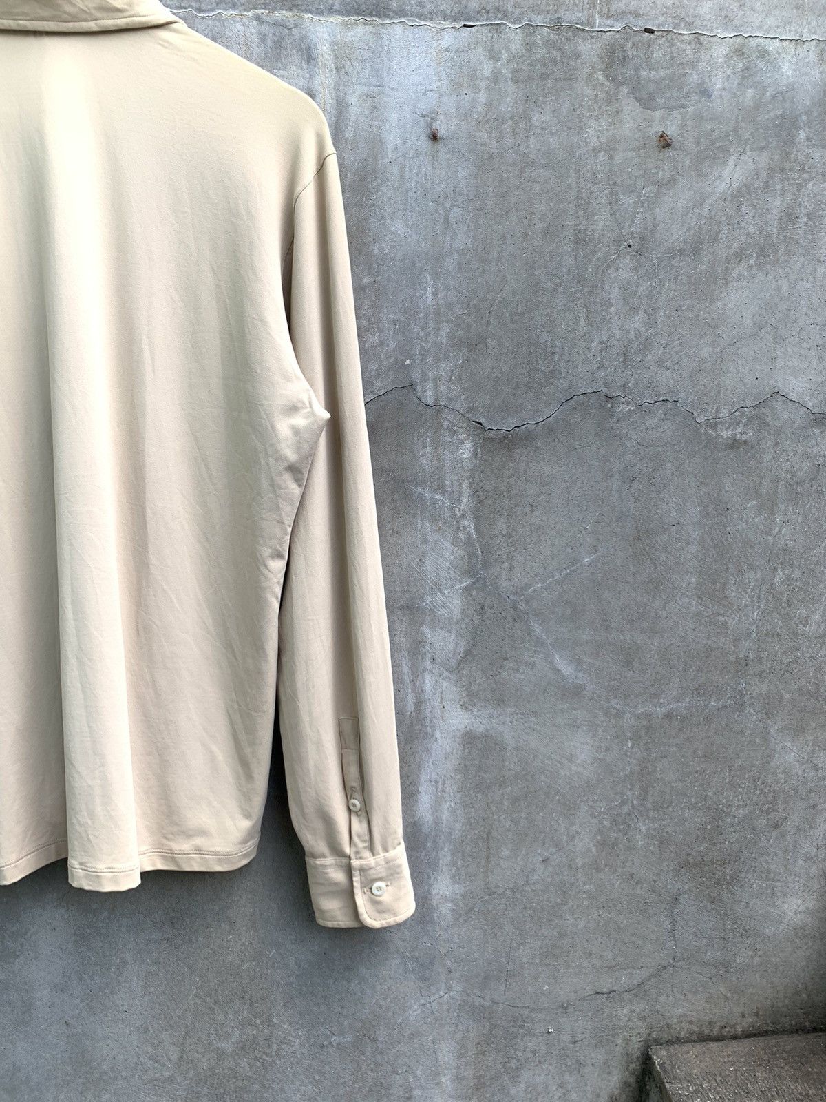 Prada 2014 Beige Button Up Shirt Size US L / EU 52-54 / 3 - 6 Thumbnail